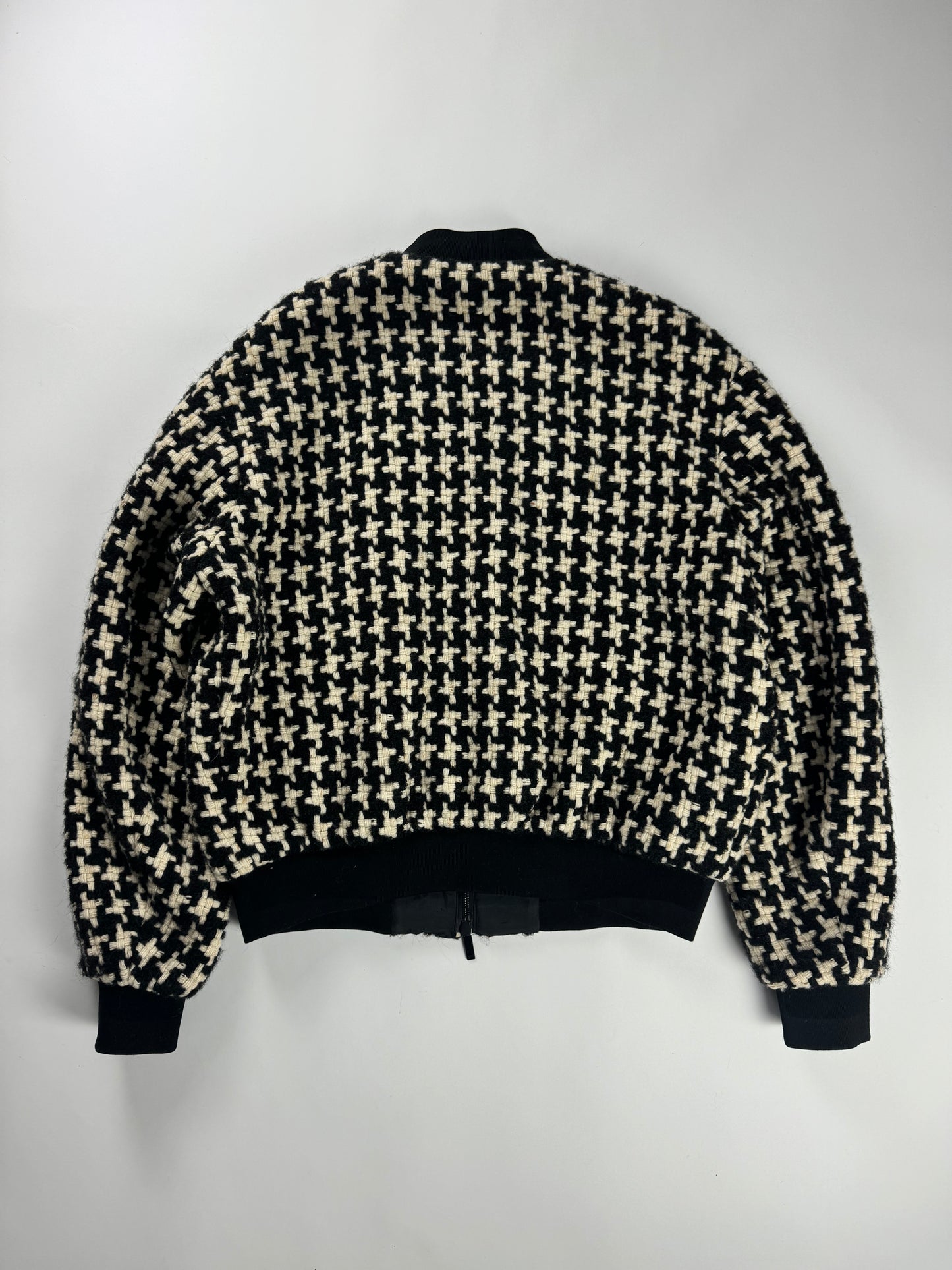 Emporio Armani Oversize Braided Fabric Premium Aviator Bomber Jacket FW 2019 - M