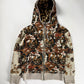 Bottega Veneta Baroque Tapestry Print Leopard Lined Hood Quilted Sleeves Zip Hoodie SS 2016 - S