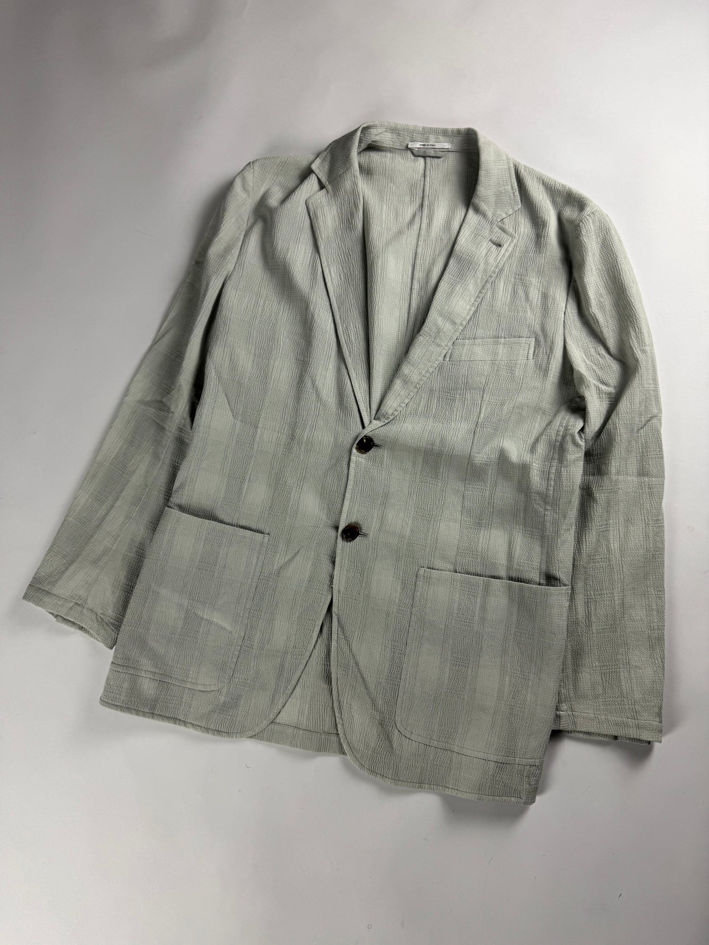 Hermès Sample Lightweight Stripe Patch Pocket Blazer FW 2019 - L