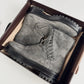 Alaïa Grey Suede Gunmetal Eyelets Asymmetrical Lace Up Lug Sole Back Zip Combat Boots 2010s - 40,5 EU