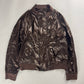 Yves Saint Laurent Rive Gauche Brown Nylon Bomber Jacket FW 2003 - M