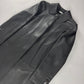 Thom Browne Sample Grigio Deer Leather Overcoat - XS