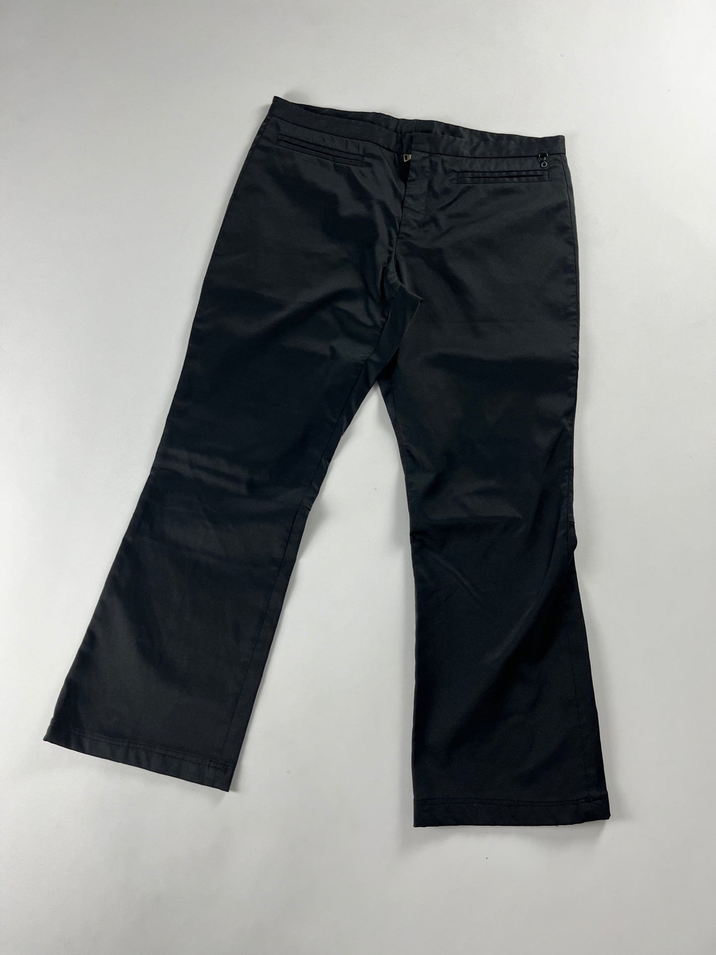 Prada Modern Flare Minimalist Pants 2000s - M
