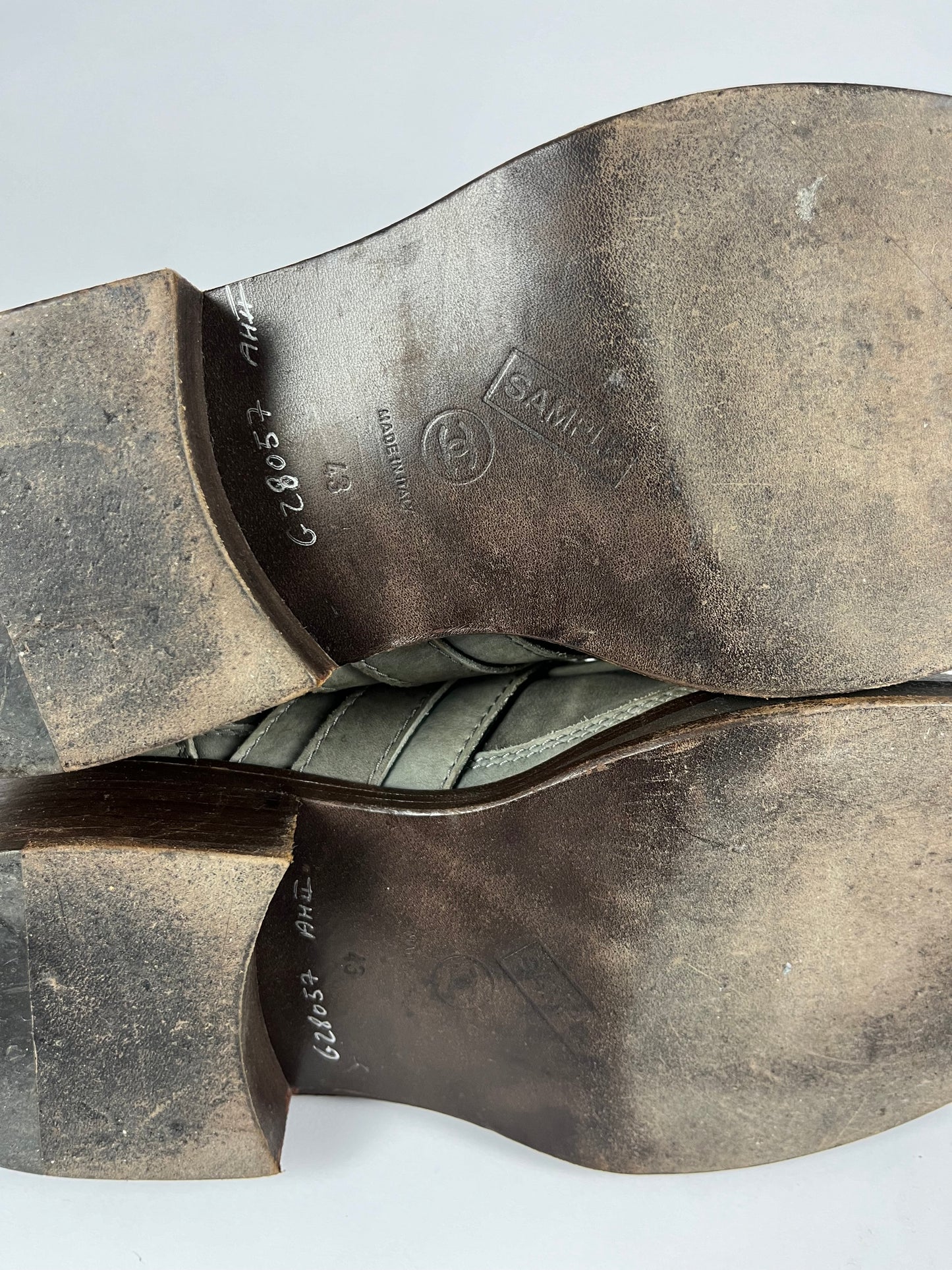 Chanel Sample Post Apocalyptic Belted Boots FW 2011 - 43 EU