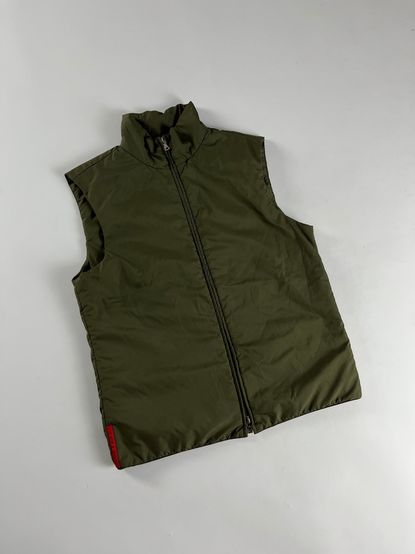 Prada Linea Rossa Utility Nylon Vest 2000s - S