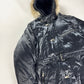 Louis Vuitton Dark Blue Goose Down Belted Parka Fur Hood Coat FW 2012 - XL