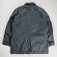 Prada Slate Grey Iridescent Nylon Patch Pockets Chore Overshirt Coat 1990s - XXL