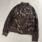 Yves Saint Laurent Rive Gauche Brown Nylon Bomber Jacket FW 2003 - M