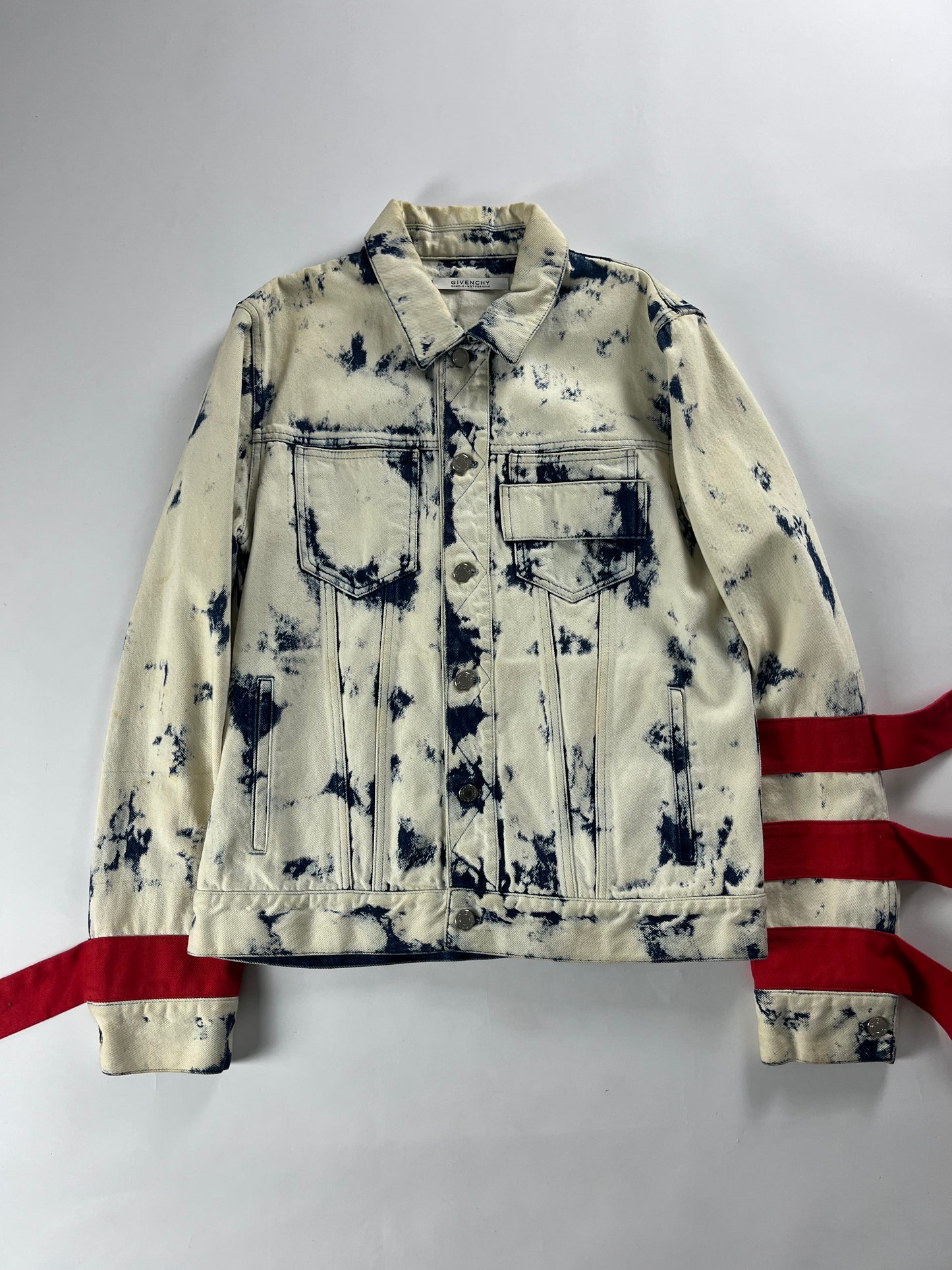 Givenchy Sample Tie Die Denim jacket SS 2017 - L