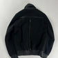 Dior Homme Dark Wool Leather Bomber Jacket FW 2010 - S