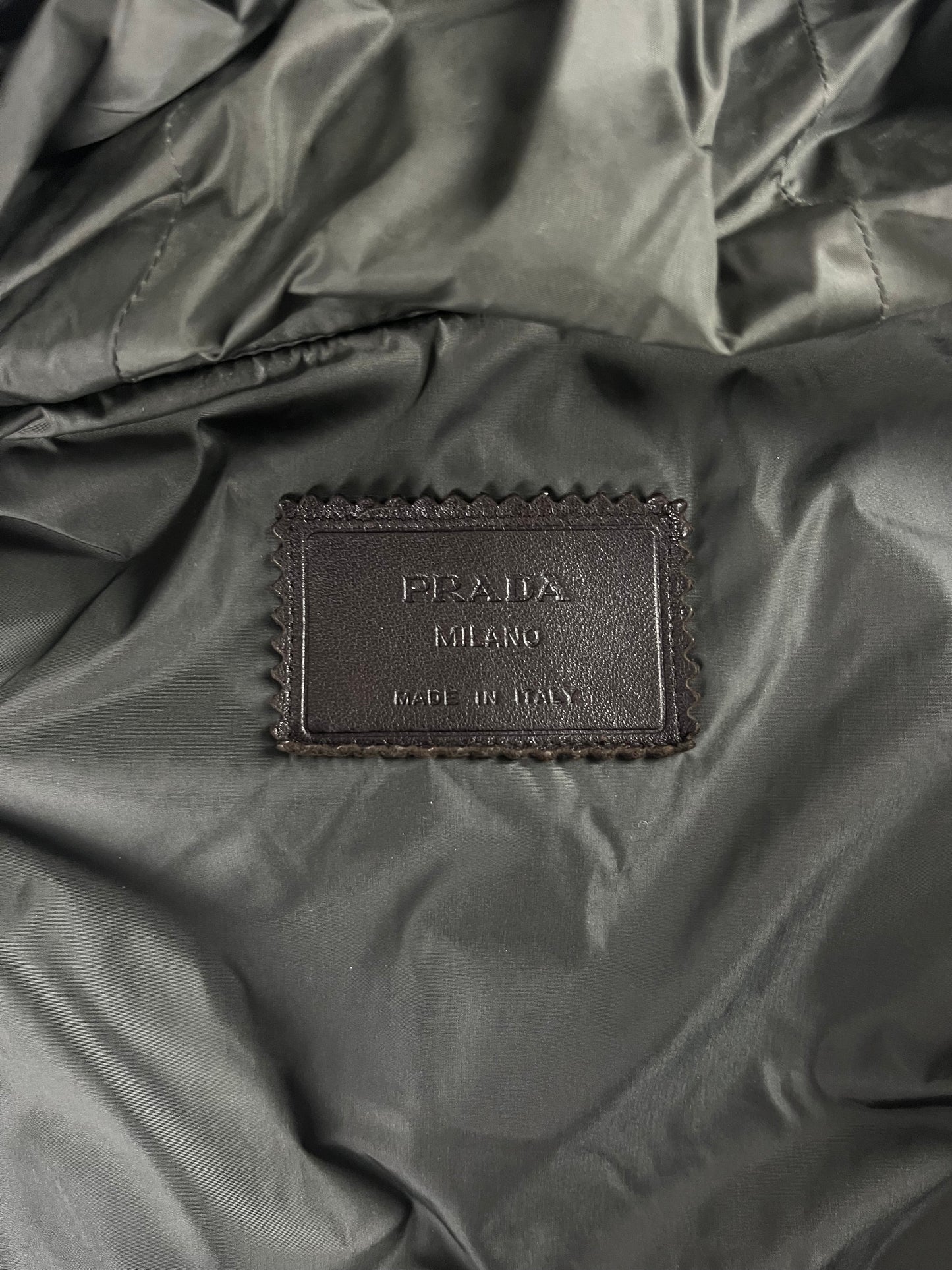 Prada Belted Premium Leather Long Jacket FW 1999 - L