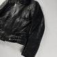 Louis Vuitton Black Heavy Leather Perfecto Biker Jacket SS 2008 - M