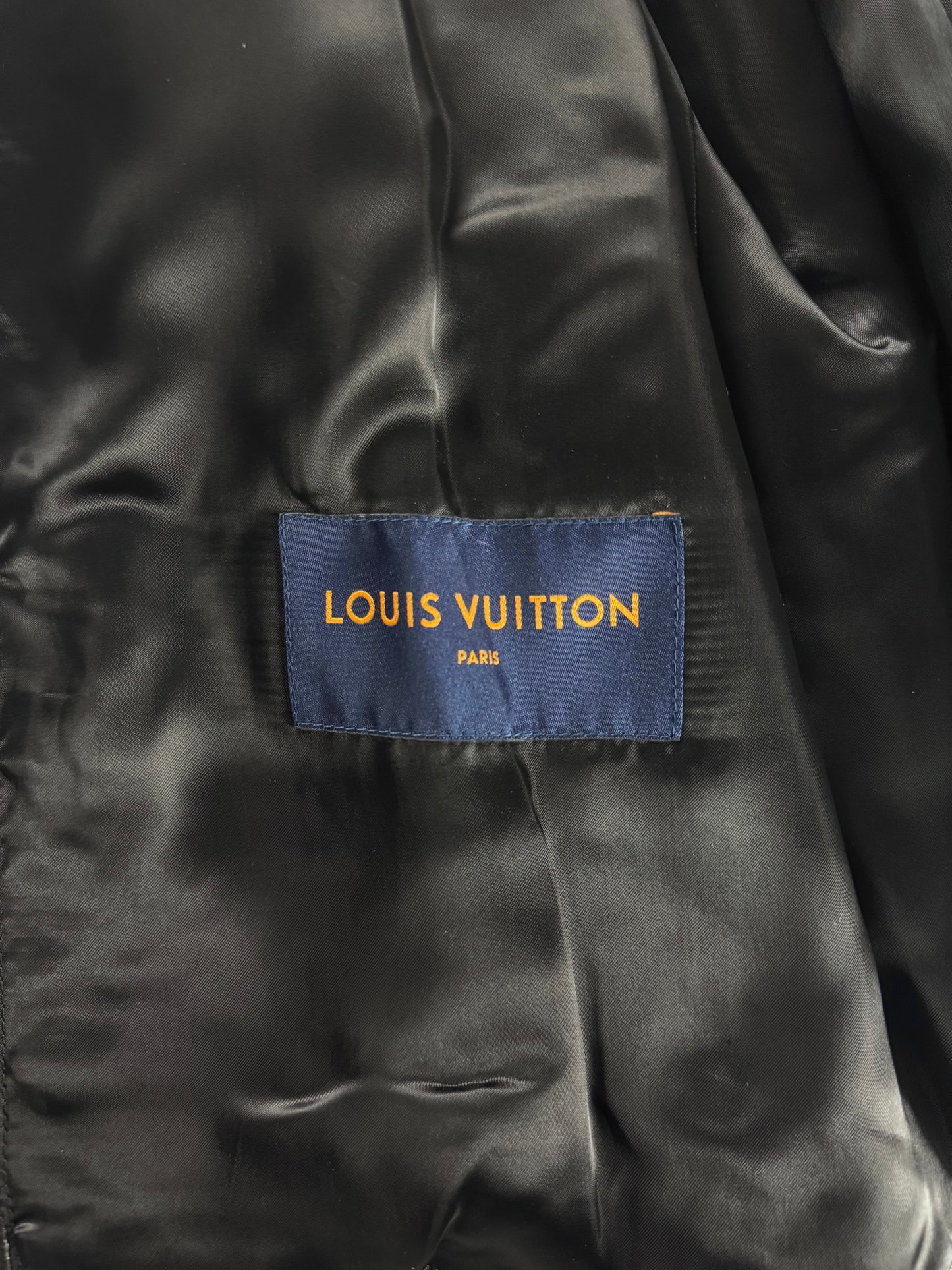 Louis Vuitton Unreleased Blue Neon Minimalist Perfect Tailored Lambskin Leather Jacket SS 2025 - L