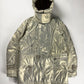 Prada Bright Silver Thermal Shearling Lining Astronaute Parka Jacket 2000s - M