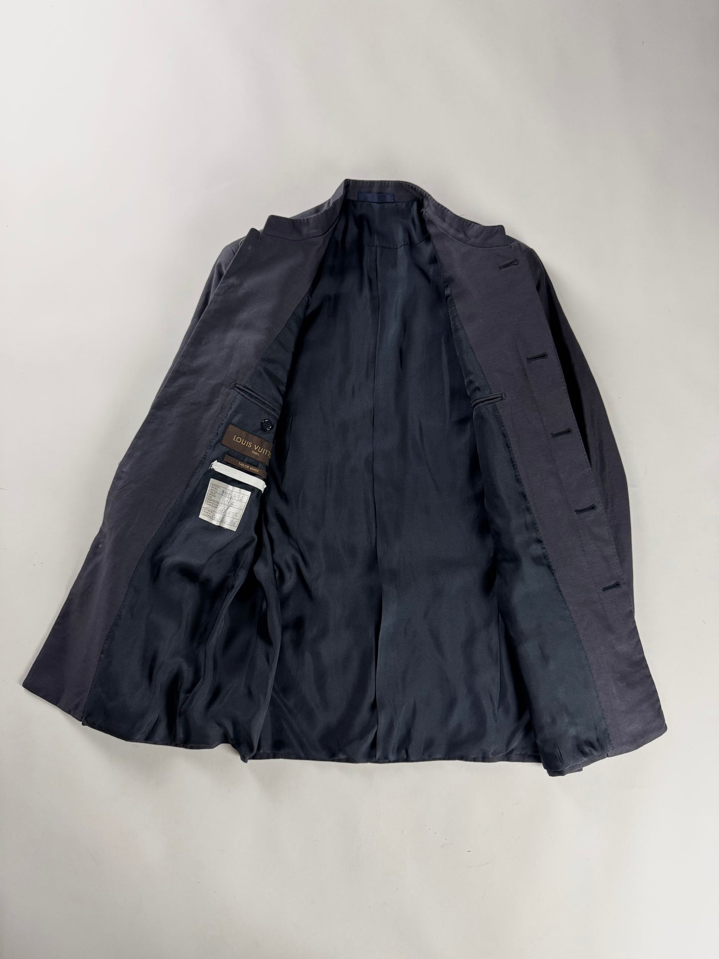 Louis Vuitton Sample Blue Shades Nehru Collar Blazer SS 2008 - M