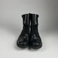 Prada Black Leather Commando Boots - 41,5 EU