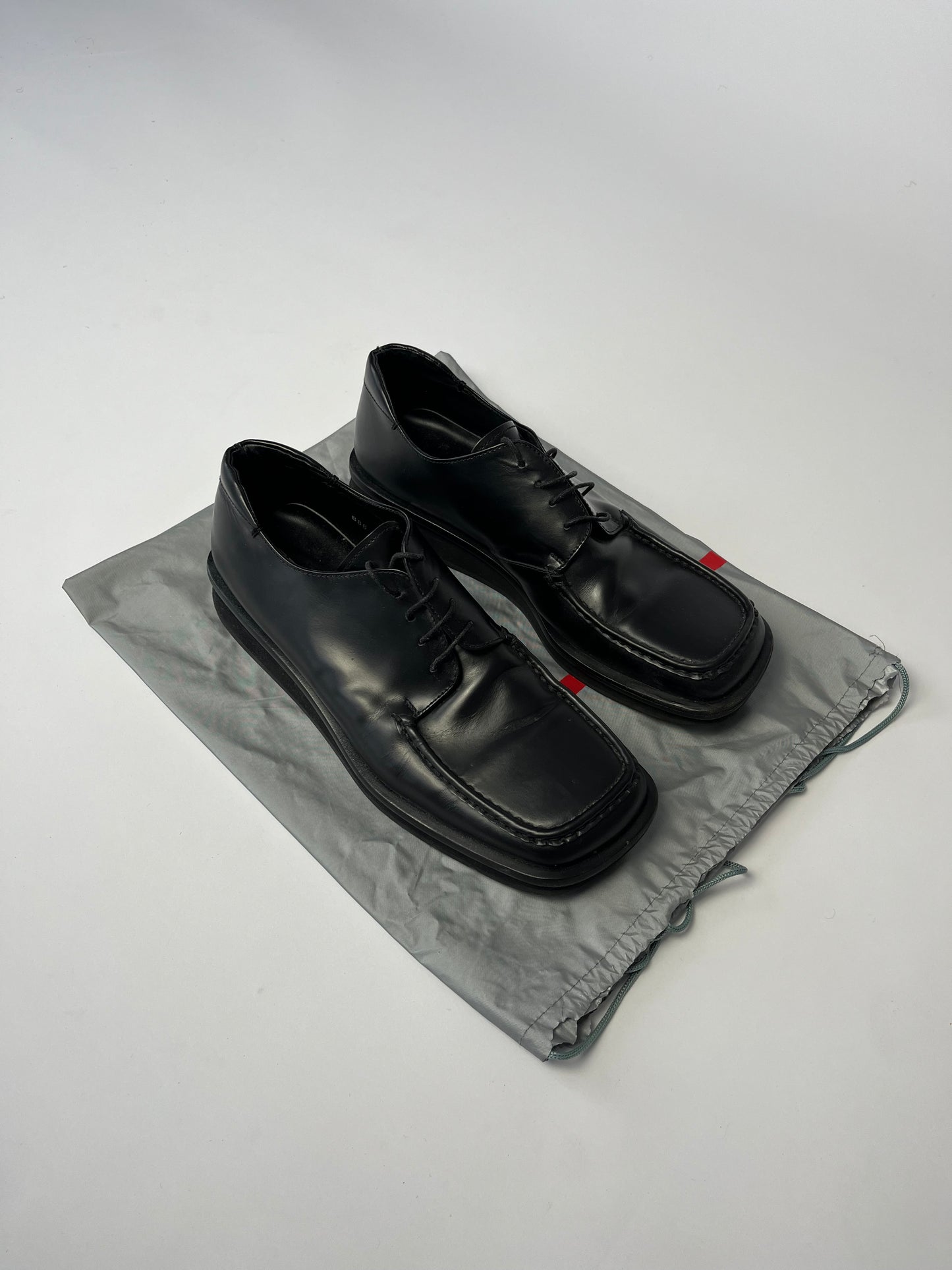 Prada Leather Platform Loafers SS 1999 - 44 EU