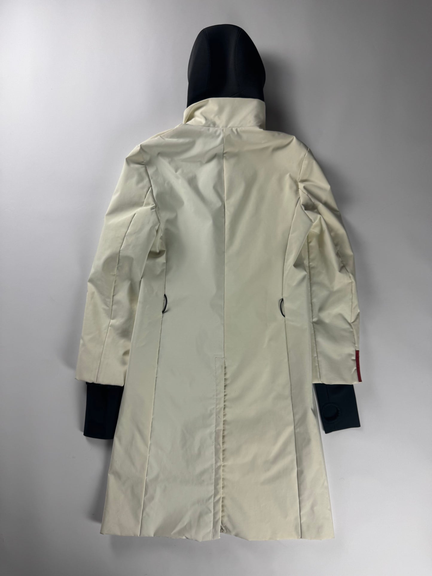 Prada Linea Rossa Technical Neoprene Hood Coat SS 1999 - XS