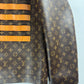 Louis Vuitton Nigo LV toile Monogram Military Leather Jacket Resort 2022 - L