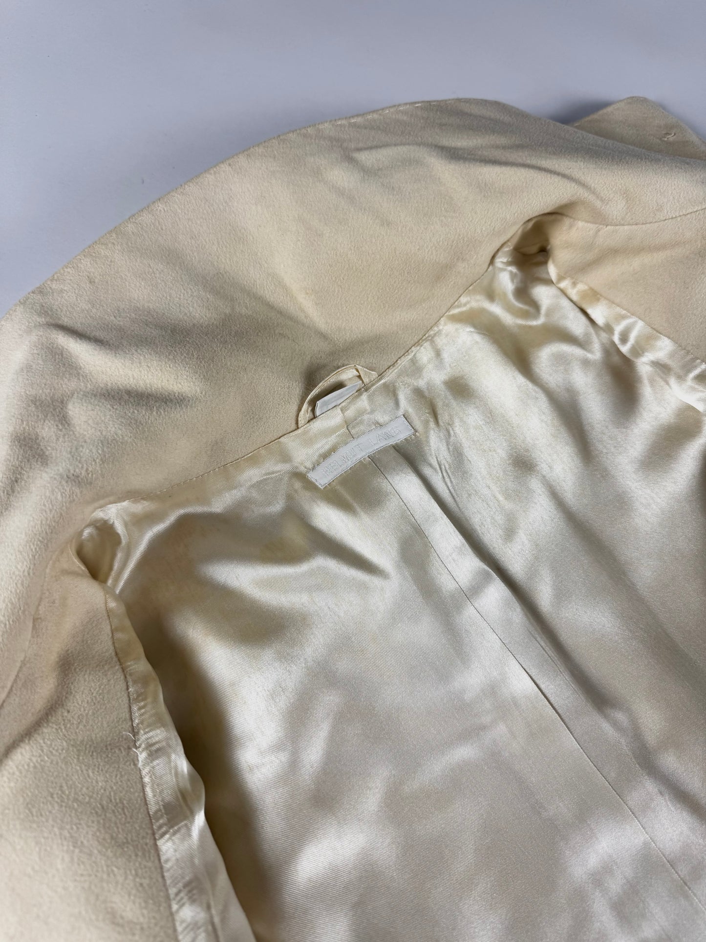 Helmut Lang Funnel Hidden Buttoned Collar Coat 2000s - XS