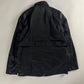 Prada Leather Shoulder Patched Nylon Belt Jacket 2000s - S
