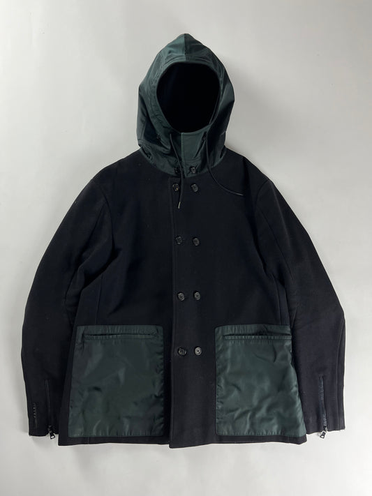 Prada Oversize Pocket Hybrid Fisherman Hooded Jacket FW 2010 - XL