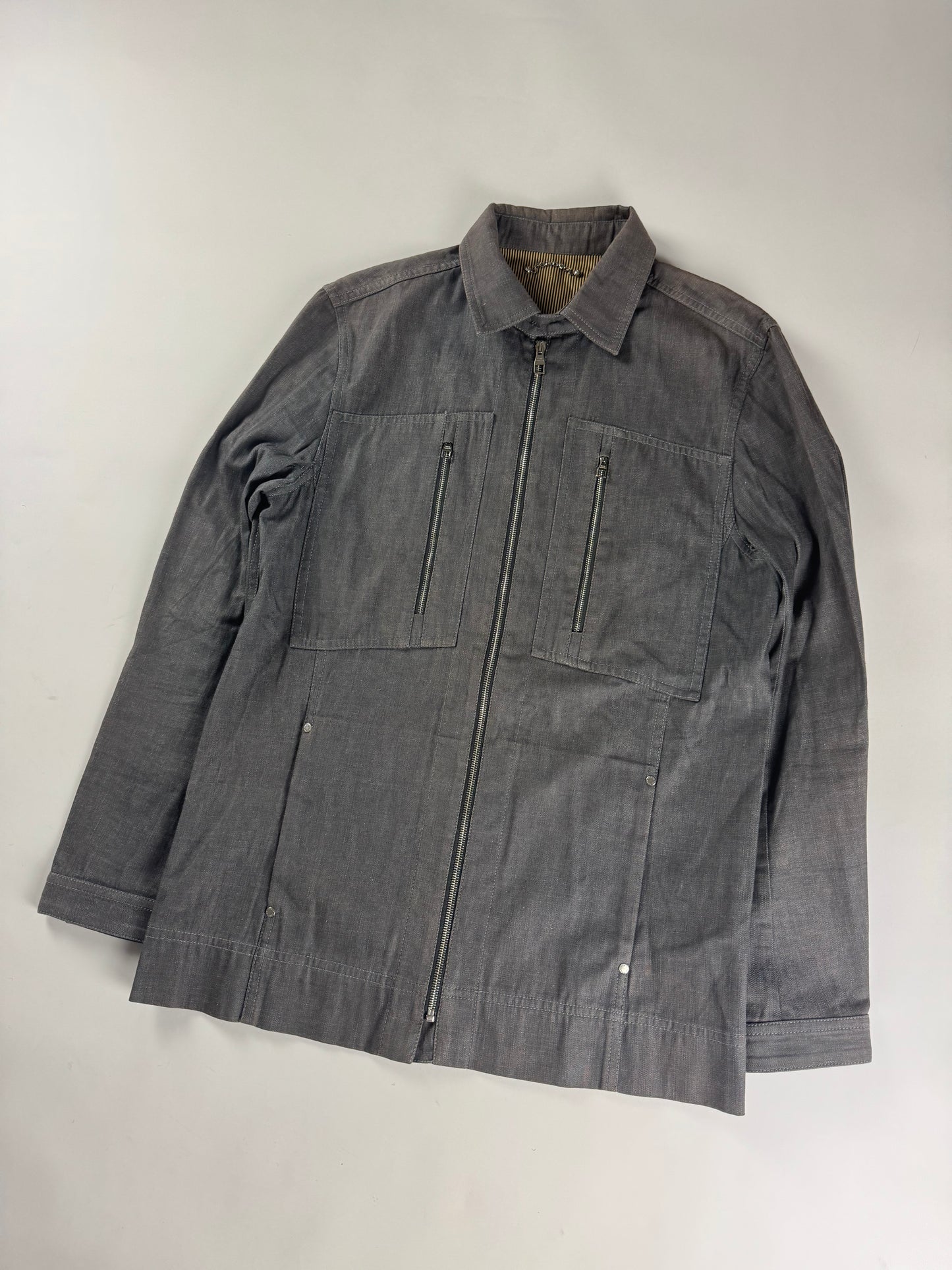 Louis Vuitton Full Zip Denim Trucker Jacket 2000s - L