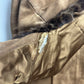 Prada Brown Suede Drawstring Waist Fur Trimmed Parka Jacket FW 1989 - M
