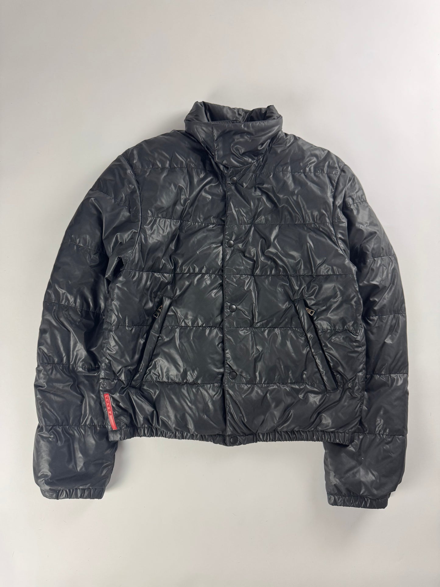 Prada Linea Rossa Strapped Collar Puffer Jacket FW 2009 - M