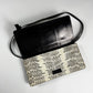 Miu Miu Grey Snakeskin Python Shoulder Bag SS 2000 - OS