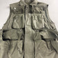 Louis Vuitton Sample Utility Army Calfskin Leather Kaki Sleeveless Jacket FW 2016 - M