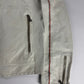 Prada Motolight White Light Leather Moto Jacket 2000s - L