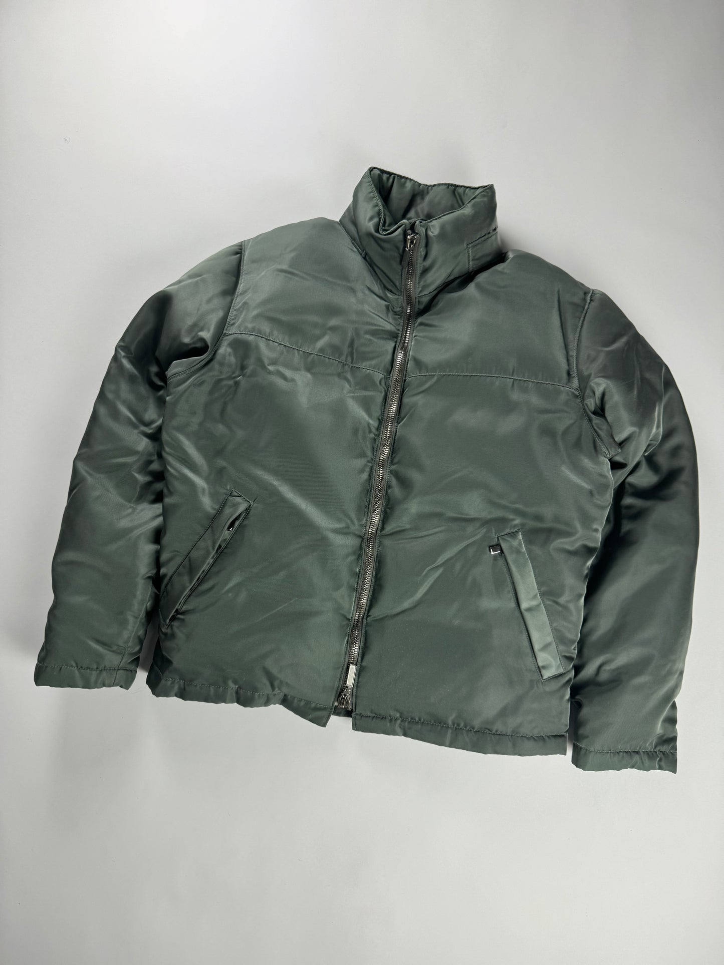 Gucci Tom Ford Cold Olive Double Zip Down Jacket FW 1998 - M