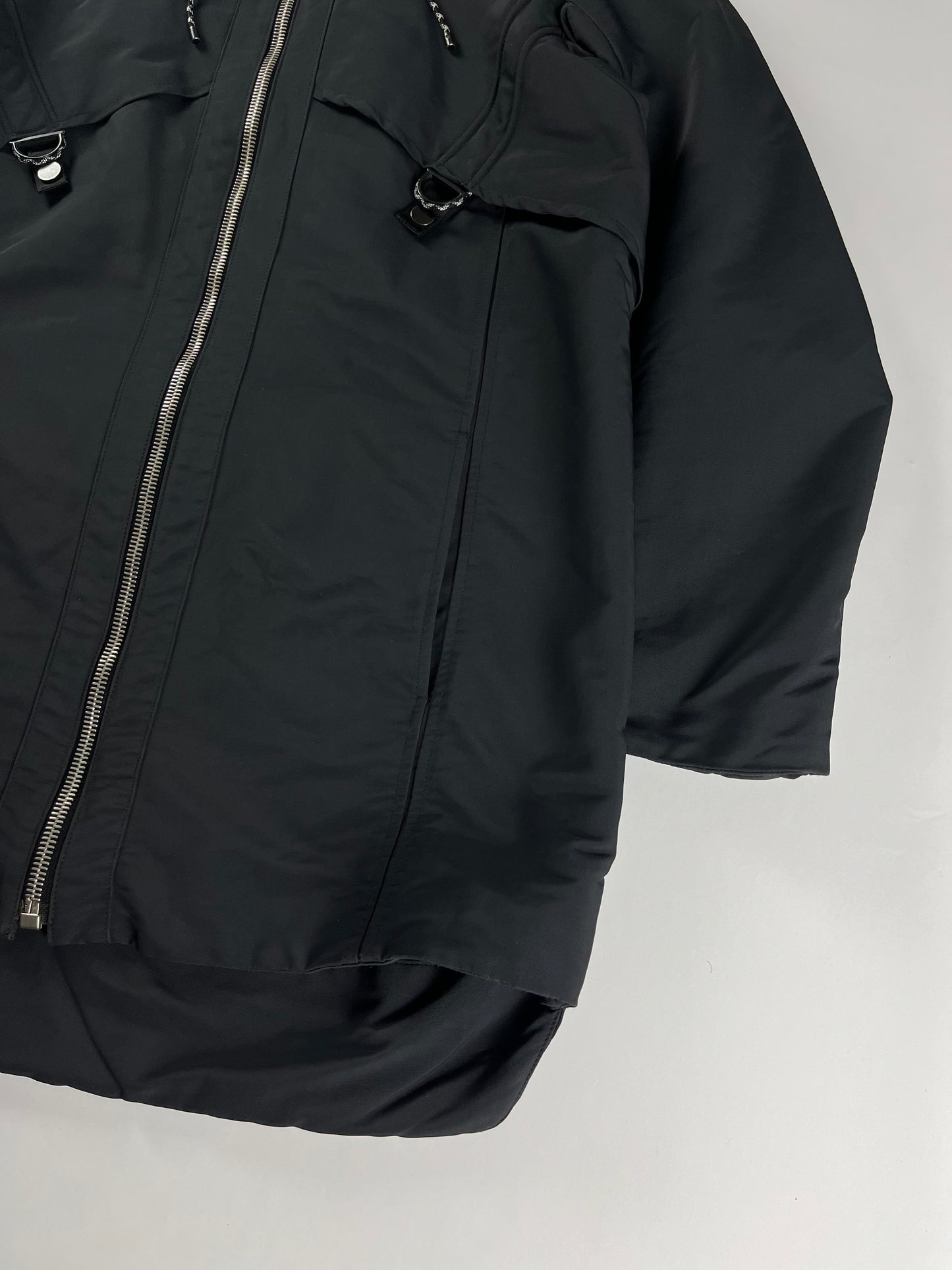 Balenciaga Alexander Wang Technical Fur Hybrid Parka Jacket FW 2014 - M