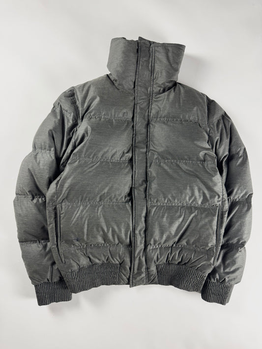 Dior Homme Grey Down Bomber  Funnel Neck Jacket FW 2010 - L