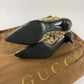 Gucci GG Tom Ford Canvas Monogram Ankle Heel Boots 2000s - 38 IT/39 EU