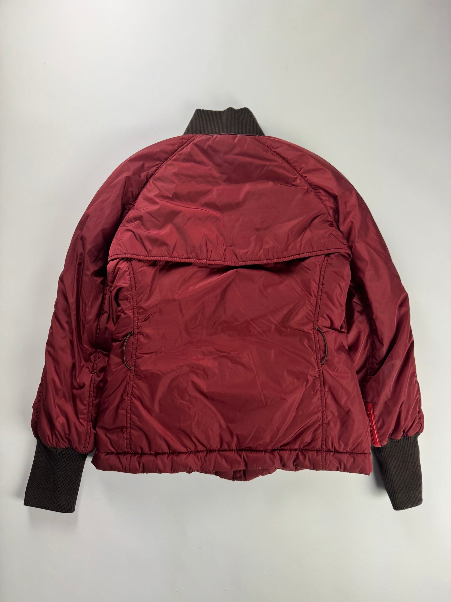 Prada Futurismo Red Nylon Jacket FW 1999 - S