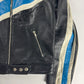Dolce & Gabbana Leather Blue Motorcycle Biker Jacket SS 2001 - M