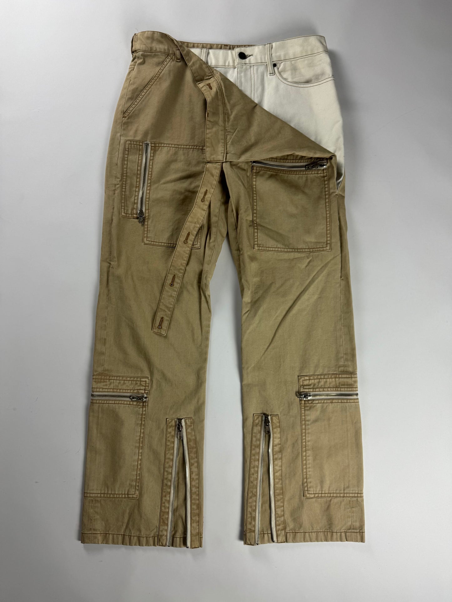 Y/Project Sample Zip Cargo Utility Hybrid Pants SS 2022 - M