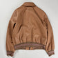 Prada Milano Soft Leather Pink Stripped Knit Rib Bomber Jacket 2010s - XS