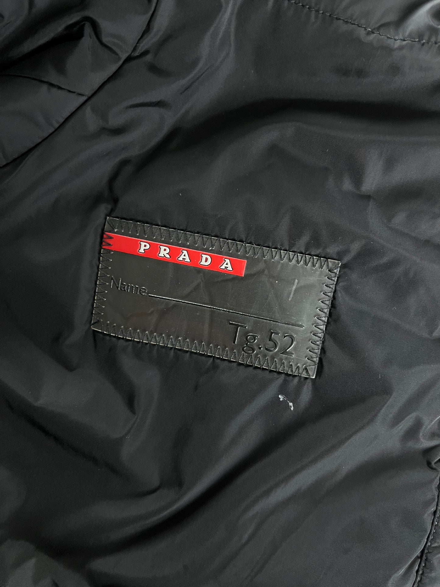 Prada Linea Rossa Black Down Jacket FW 2009 - L