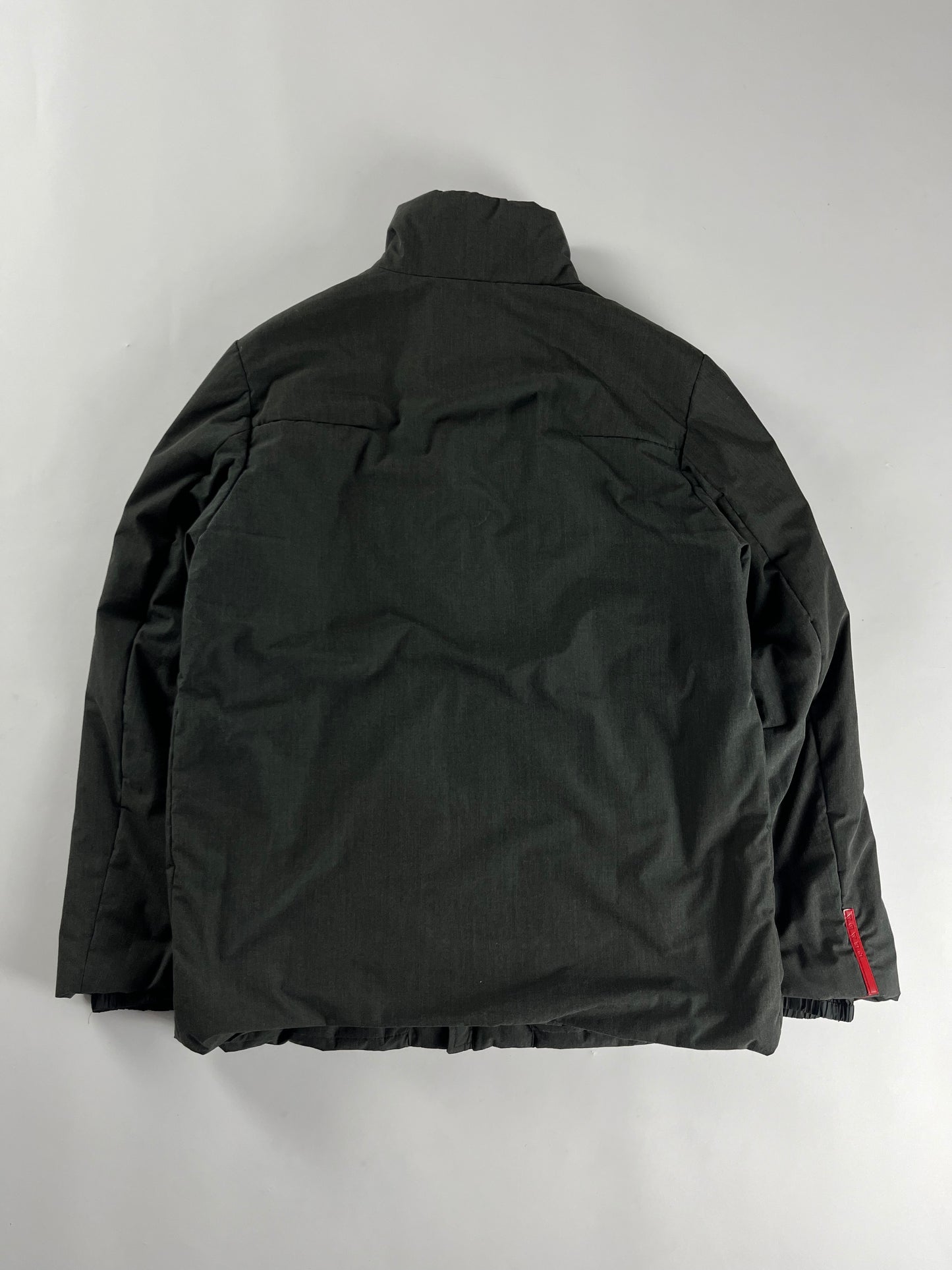 Prada Linea Rossa Smoke Grey Double Zip Jacket 2000s - M