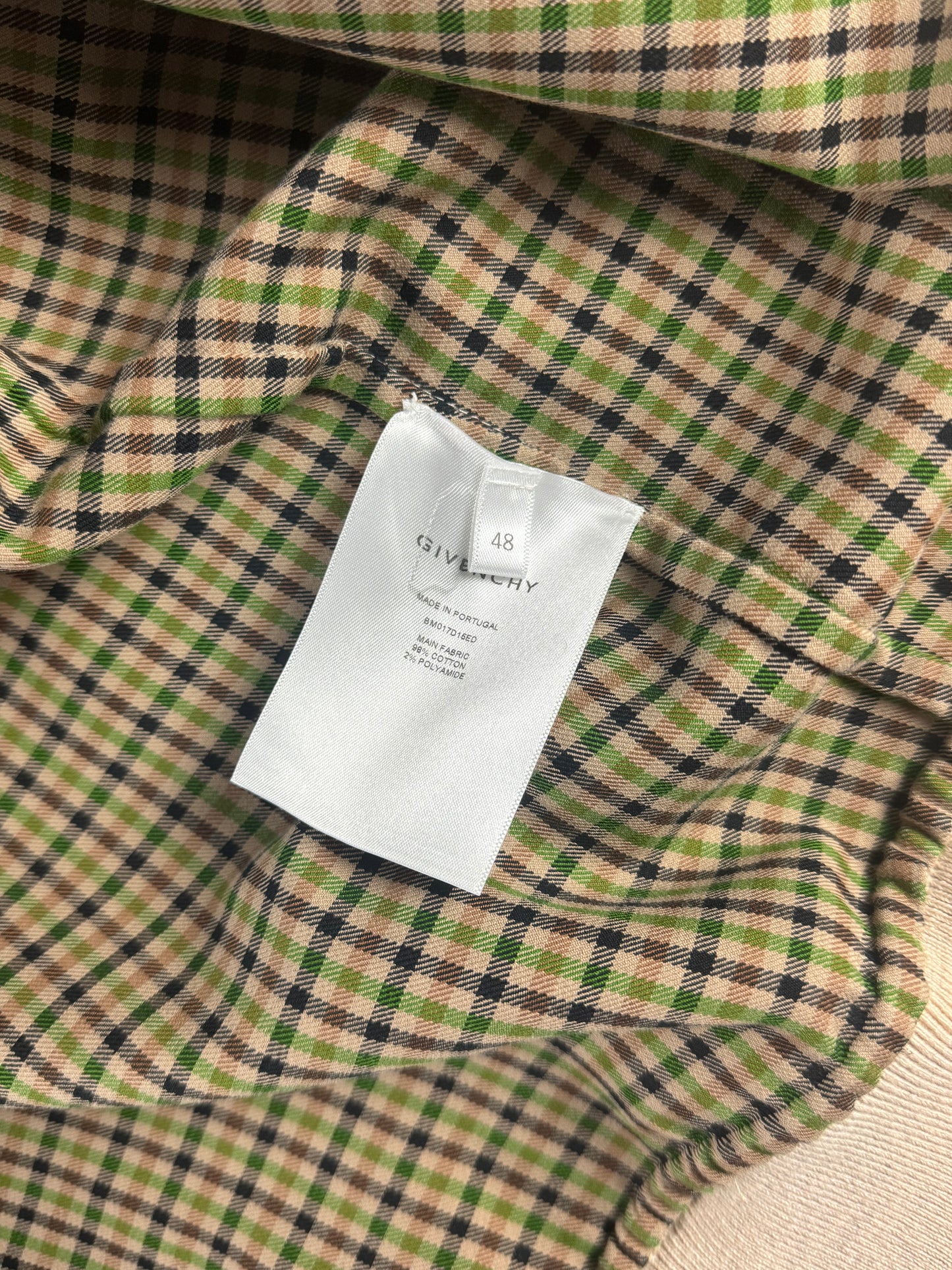 Givenchy Sample Inside Kilted Print Boxy Bomber Jacket SS 2024 - M