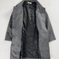 Prada Virgin Wool Grey Stripped  Coat FW 2003 - S