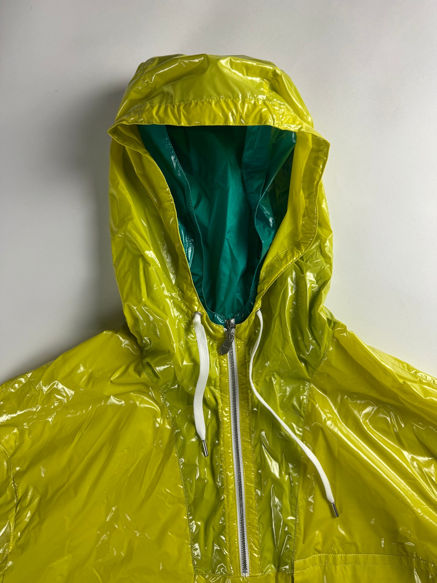 Hermès Sample Fluo Glass Double Layer Parka Jacket SS 2023 - M
