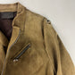 Prada Brushed Camel Suede Leather Perfecto Biker Jacket SS 2000 - M