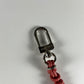 Louis Vuitton Kim Jones Braided Leather Key Holder Strap Pink Rose Silver Hardware 2010s - OS