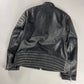 Moncler x Palm Angels Vicsek Full Grain Leather Down Moto Jacket FW 2023 - S