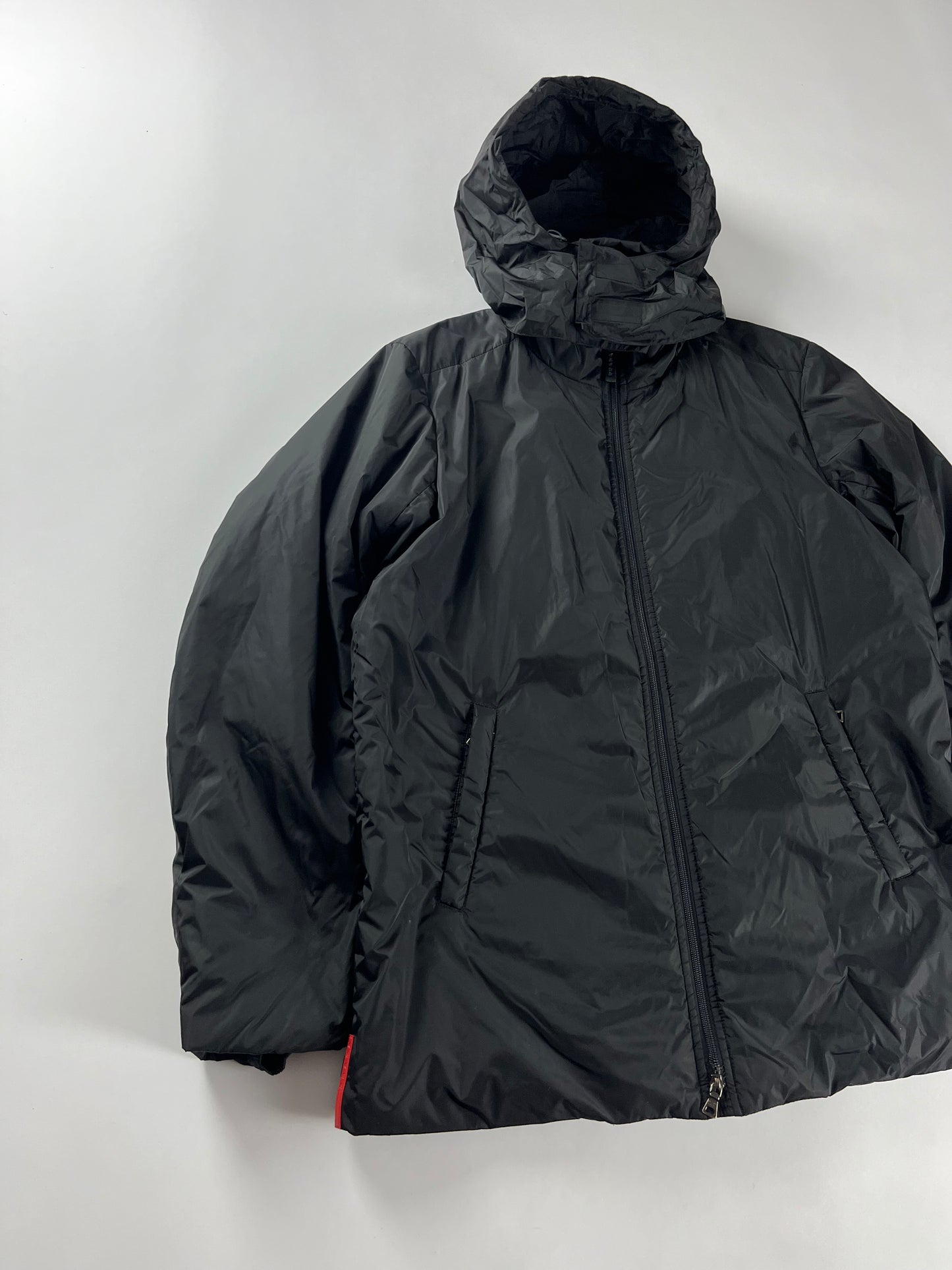 Prada Linea Rossa Black Down Jacket FW 2009 - L