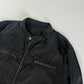 Prada Leather Trim Nylon Zipped Moto Jacket SS 2009 - L